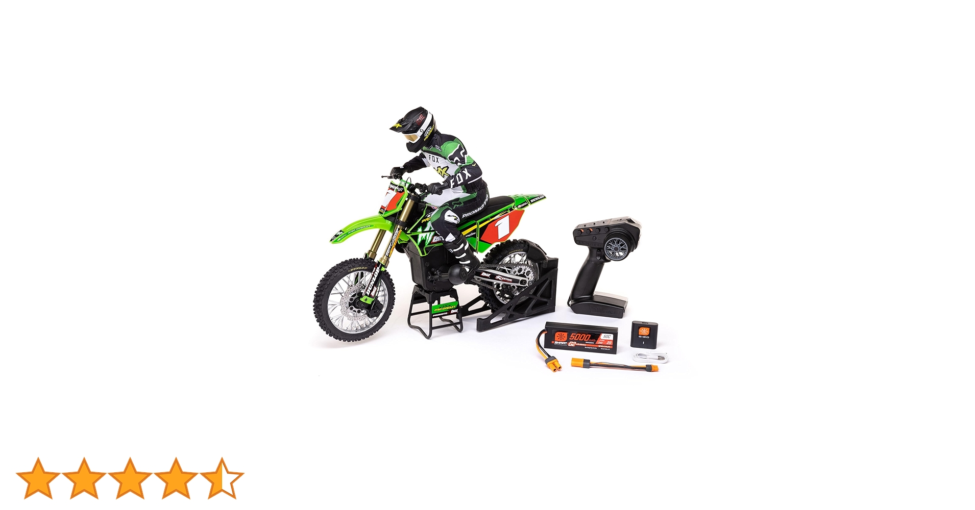 Amazon | Losi RC Motorcycle Promoto-MX 1/4 オートバイ すぐに使える